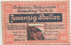 20 HELLER 1920 Stadt SCHÄRDING Oberösterreich Österreich Notgeld Papiergeld Banknote #PL775 - Lokale Ausgaben