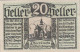 20 HELLER 1920 Stadt SANKT VEIT IM PONGAU Salzburg UNC Österreich #PH023 - [11] Local Banknote Issues