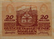 20 HELLER 1920 Stadt SANKT GILGEN Salzburg Österreich Notgeld Banknote #PI278 - Lokale Ausgaben