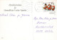 PÈRE NOËL Animaux NOËL Fêtes Voeux Vintage Carte Postale CPSM #PAK717.FR - Santa Claus