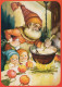 BABBO NATALE BAMBINO Natale Vintage Cartolina CPSM #PAK237.IT - Santa Claus