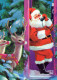 BABBO NATALE Natale Vintage Cartolina CPSM #PAJ956.IT - Santa Claus