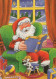 BABBO NATALE Natale Vintage Cartolina CPSMPF #PAJ406.IT - Santa Claus