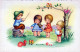 ENFANTS ENFANTS Scène S Paysages Vintage Carte Postale CPSMPF #PKG736.FR - Scènes & Paysages