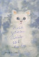 CHAT CHAT Animaux Vintage Carte Postale CPSM #PBQ910.FR - Chats