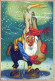 PAPÁ NOEL Feliz Año Navidad Vintage Tarjeta Postal CPSM #PAU613.ES - Santa Claus