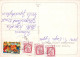 PAPÁ NOEL Feliz Año Navidad Vintage Tarjeta Postal CPSM #PAU550.ES - Santa Claus