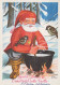 PAPÁ NOEL NAVIDAD Fiesta Vintage Tarjeta Postal CPSM #PAK390.ES - Santa Claus