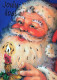 PAPÁ NOEL NAVIDAD Fiesta Vintage Tarjeta Postal CPSM #PAJ878.ES - Santa Claus