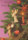 ÁNGEL NAVIDAD Vintage Tarjeta Postal CPSM #PAH644.ES - Anges