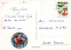 WEIHNACHTSMANN SANTA CLAUS TIERE WEIHNACHTSFERIEN Vintage Postkarte CPSM #PAK519.DE - Santa Claus