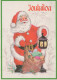 WEIHNACHTSMANN SANTA CLAUS WEIHNACHTSFERIEN Vintage Postkarte CPSM #PAJ606.DE - Kerstman