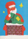 WEIHNACHTSMANN SANTA CLAUS WEIHNACHTSFERIEN Vintage Postkarte CPSM #PAJ748.DE - Santa Claus