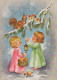 ENGEL WEIHNACHTSFERIEN Feiern & Feste Vintage Ansichtskarte Postkarte CPSM #PAH957.DE - Engel