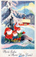 Feliz Año Navidad GNOMO Vintage Tarjeta Postal CPSMPF #PKD362.ES - Nouvel An