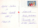 PAPÁ NOEL Feliz Año Navidad Vintage Tarjeta Postal CPSM #PBB125.ES - Santa Claus