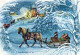 Feliz Año Navidad GNOMO CABALLO Vintage Tarjeta Postal CPSM #PAW492.ES - Neujahr