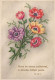 FLOWERS Vintage Ansichtskarte Postkarte CPA #PKE689.DE - Fleurs
