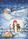 Neujahr Weihnachten GNOME Vintage Ansichtskarte Postkarte CPSM #PBM146.DE - Neujahr