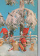 Neujahr Weihnachten GNOME Vintage Ansichtskarte Postkarte CPSM #PAY513.DE - Nouvel An
