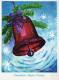 Neujahr Weihnachten BELL Vintage Ansichtskarte Postkarte CPSM #PAY647.DE - Nouvel An