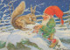 Neujahr Weihnachten GNOME Vintage Ansichtskarte Postkarte CPSM #PAW621.DE - New Year