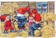 Neujahr Weihnachten GNOME Vintage Ansichtskarte Postkarte CPSM #PAW494.DE - Nouvel An