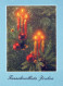 Neujahr Weihnachten KERZE Vintage Ansichtskarte Postkarte CPSM #PAW069.DE - New Year