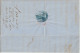 MARITIME - 1866 - CACHET AGENCE CONSULAIRE TUNIS PAR BÔNE ALGERIE + FLEURON SUP ! / LETTRE => MARSEILLE - Maritieme Post