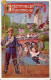 X0577 Bayern, Stationery Card Circuled 1911 Memminger Fischertag,showing Young Fishermen,junge Fischer,jeunes Pêcheurs - Entiers Postaux