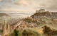 73831742 Marburg Lahn Panorama Mit Kirche Und Burg Kuenstlerkarte Marburg Lahn - Marburg