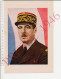 Gravure Colorisée 1946 Format 24 X 16 Cm Portrait Général Charles De Gaulle - Non Classés