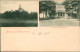 Ansichtskarte Bergheim-Augsburg 2 Bild Schloss Wellenburg U. Restauration 1900 - Augsburg