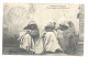 TYPES DE MENDIANTS MAROCAINS AVEUGLES - MEKNES 1913  + CACHET MILITAIRE TROUPES AUXILIAIRES MAROCAINES - Meknès