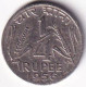 INDIA COIN LOT 287, 1/4 RUPEE 1956, CALCUTTA MINT, XF - India