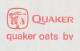 Meter Cover Netherlands 1983 Quaker - George Fox - Oats - Dordrecht - Autres & Non Classés