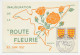 Card / Postmark France 1957 Flower Route - Other & Unclassified