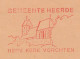 Meter Cover Netherlands 1983 Church Vorchten - Heerde - Kerken En Kathedralen