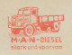 Meter Cover Deutsche Post / Germany 1948 Truck - M.A.N. - Diesel - Trucks