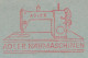 Illustrated Meter Cover Deutsche Reichspost / Germany 1943 Sewing Machine - Adler - Costumes