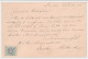 Briefkaart G. 65 Leiden - Oostenrijk 1905 - Judaica Zegel - Entiers Postaux