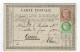 Carte Postale Des Fonderies De Terre Noire La Voulte & Bessèges Cérès 53 + 54 - 1876 - 1871-1875 Ceres