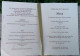 MENU LE SEPT ENNAT ( SEPTENNAT ) 1974 1981 Restaurant A. Beauvilliers 52 Rue Lamarck 75018 PARIS / Edouard CARLIER - Menus