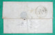 CURSIVE 54 ROHAN MORBIHAN CORRESPONDANCE LOCALE TAXE 1 POUR JOSSELIN 1843 LETTRE COVER FRANCE - 1801-1848: Précurseurs XIX