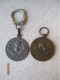 Ancienne Médaille UNION Des SAPEURS POMPIERS De L'EURE 1890+Porte-Clés "SAUVER Ou PERIR- DEVOUEMENT "Sapeur De Louviers. - Feuerwehr