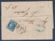 Bordeaux N° 46A  Sur Lettre De Toulouse - Cote : 320 € - 1870 Emission De Bordeaux