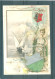 2 Cartes SUISSE - Relief - Gaufrée - Embossed - Prage - Tâches à Droite - Autres & Non Classés