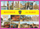 294169 / France - PARIS 14 View Tour Eiffel Notre-Dame Opera Moulin Rouge PC 1977 USED 1.00 Fr. Marianne De Béquet - 1971-1976 Marianne De Béquet