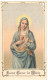 SOUVENIR PIEUX CARTONNE FIN SAINT COEUR DE MARIE IMAGE PIEUSE CHROMO HOLY CARD SANTINI - Images Religieuses