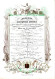 DE 1931 - Carte Porcelaine Pour Banquet A M. Jacques Roels Par La Chambre De Commerce, Bruges, 1844 Imp Daveluy - Other & Unclassified